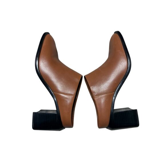 NWOB Everlane Outlaw Mule Women 7 Brown Leather Slip On Block Heel Quiet Luxury - Picture 5 of 9